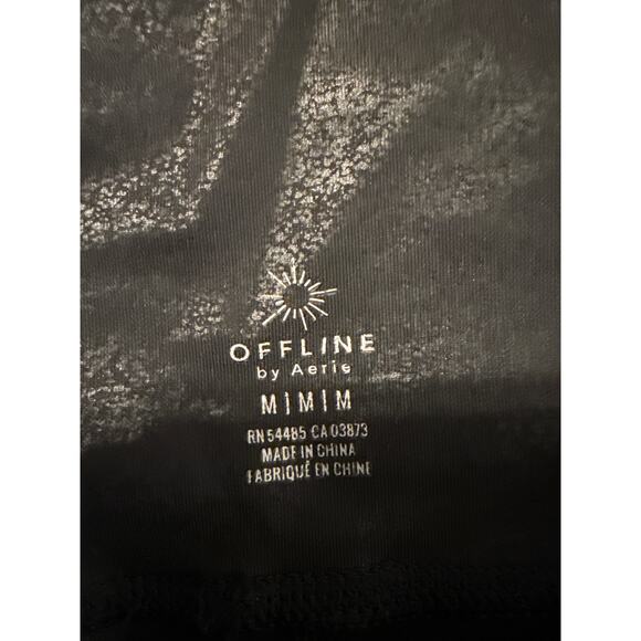 Offline by Aerie High Rise Faux Leather Leggings Sz M - Picture 7 of 8